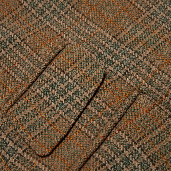 Henry Smith (England) Drape Cut, Prince of Wales Check, Estate Tweed - Picture 5 of 8
